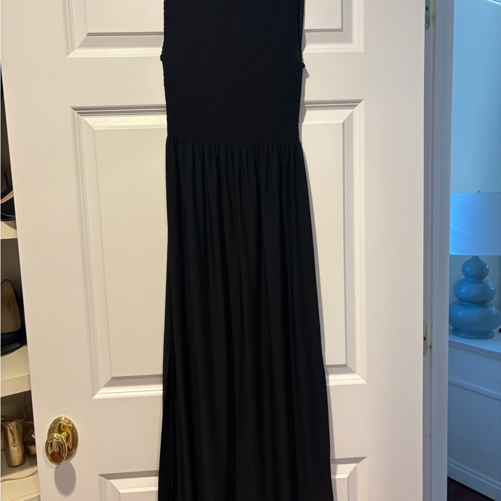 Hill House Cosima Nap Dress in Black Jersey Size M